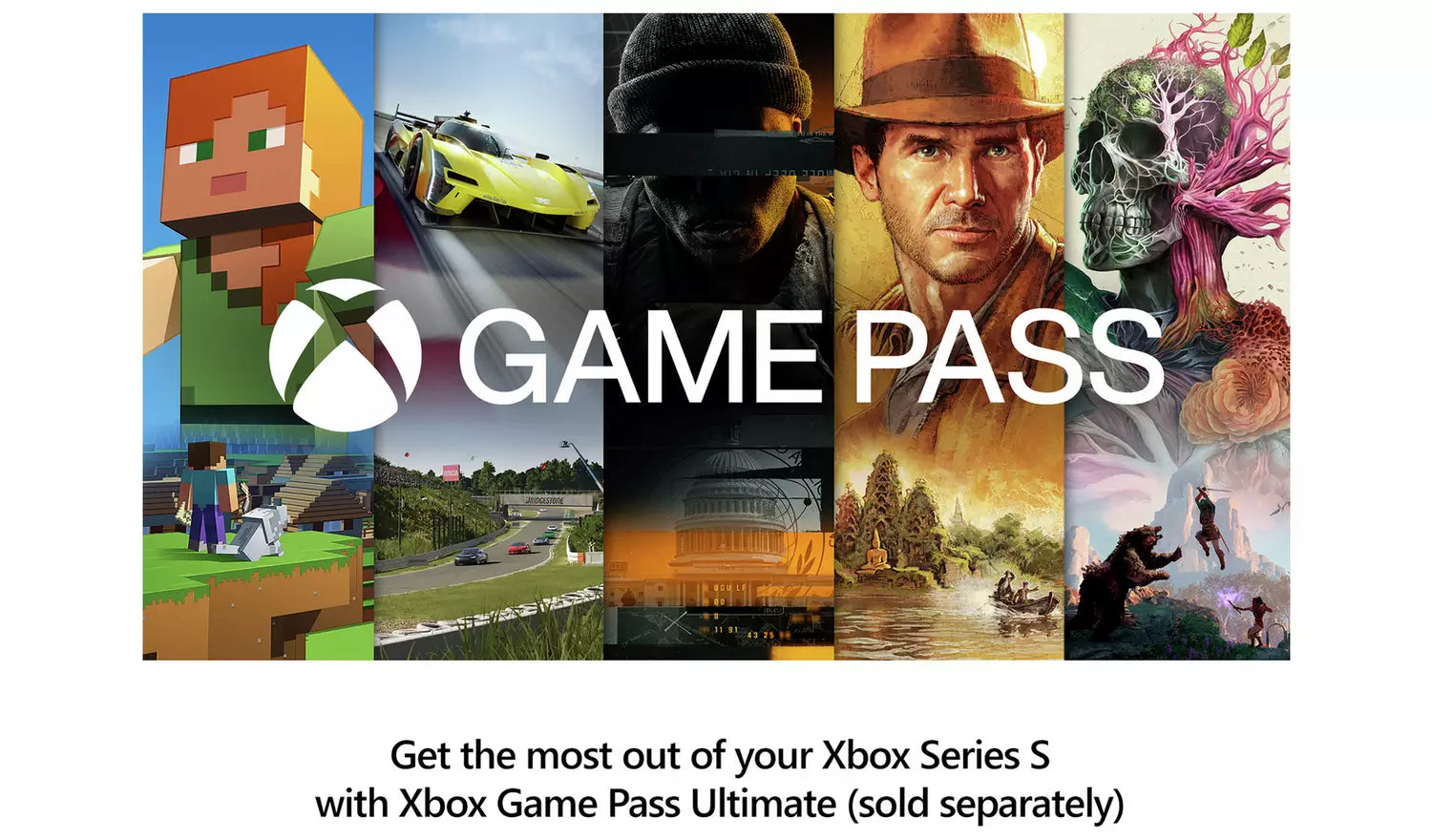 Game Pass Ultimate Werbung mit Hinweis „Get the most out of your Xbox Series S“