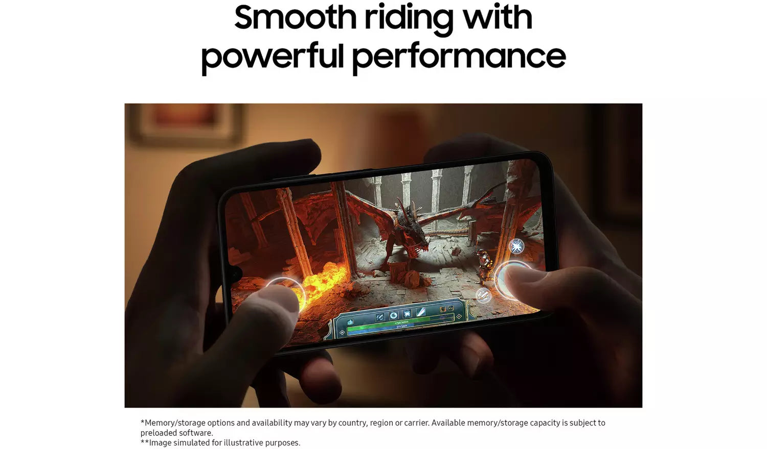 Galaxy A16 4G graphic: Smooth riding with powerful performance