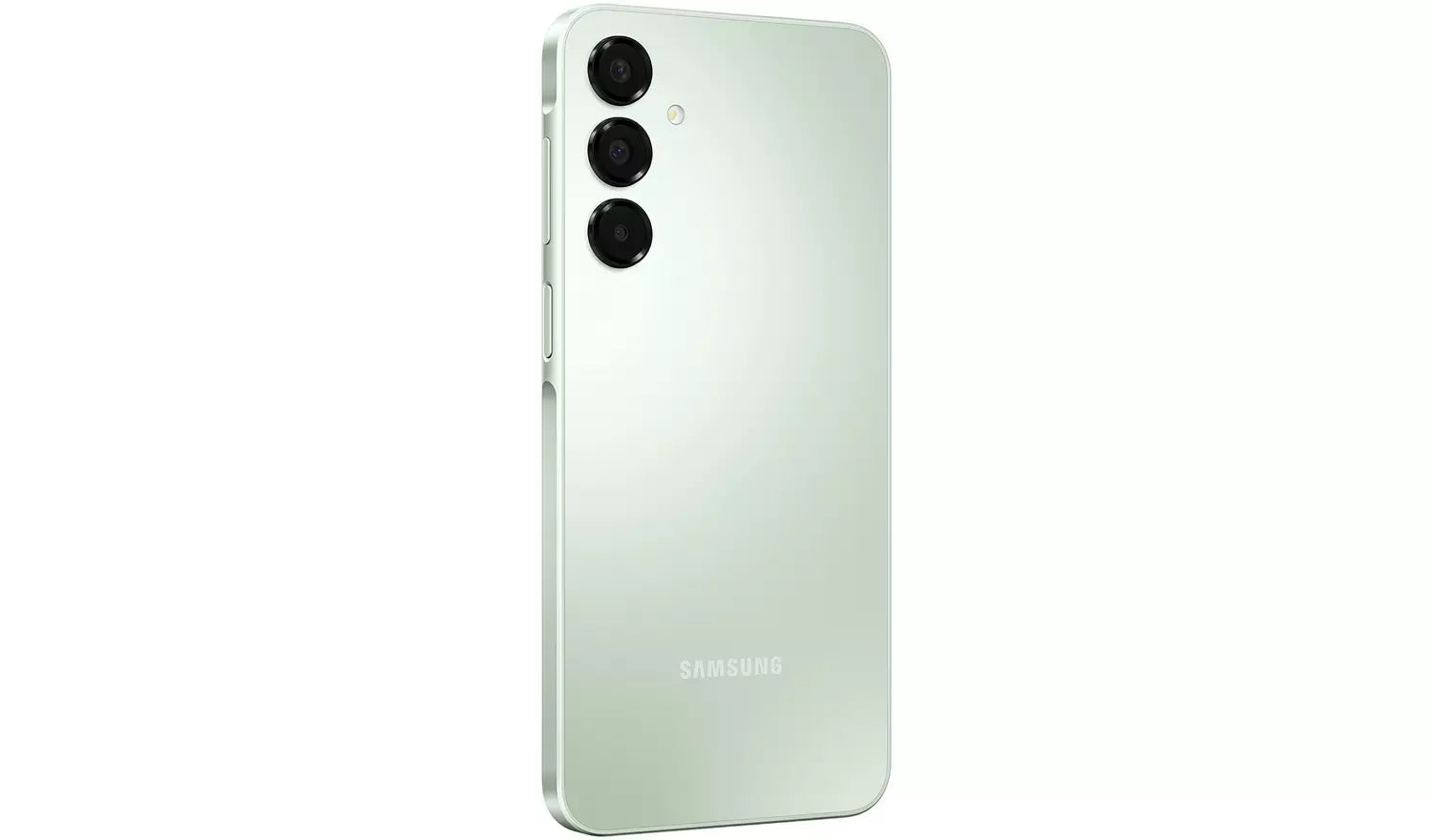 Galaxy A16 4G back view, blue-black rear with triple camera cluster