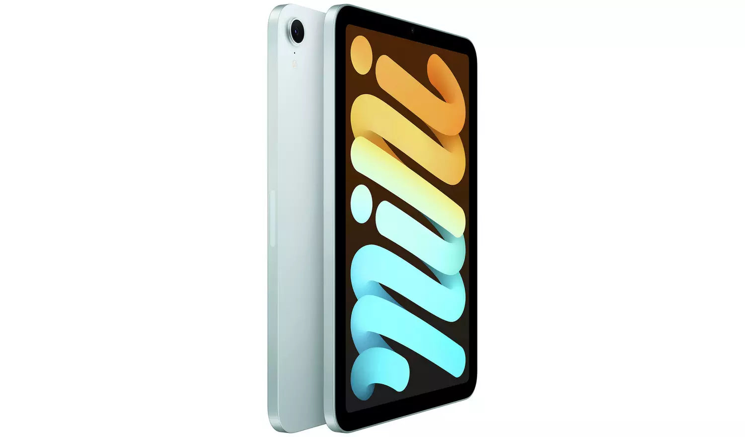 iPad mini 2024 8.3-inch Wi‑Fi tablet, Blue side profile