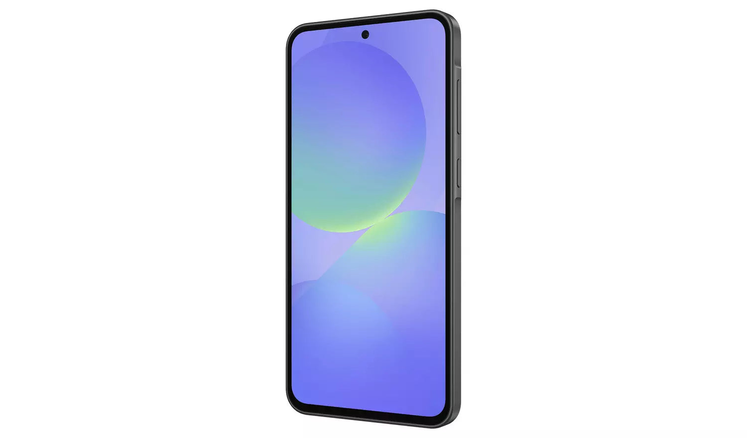 Galaxy A36 5G smartphone, front view with screen on, black, 256GB