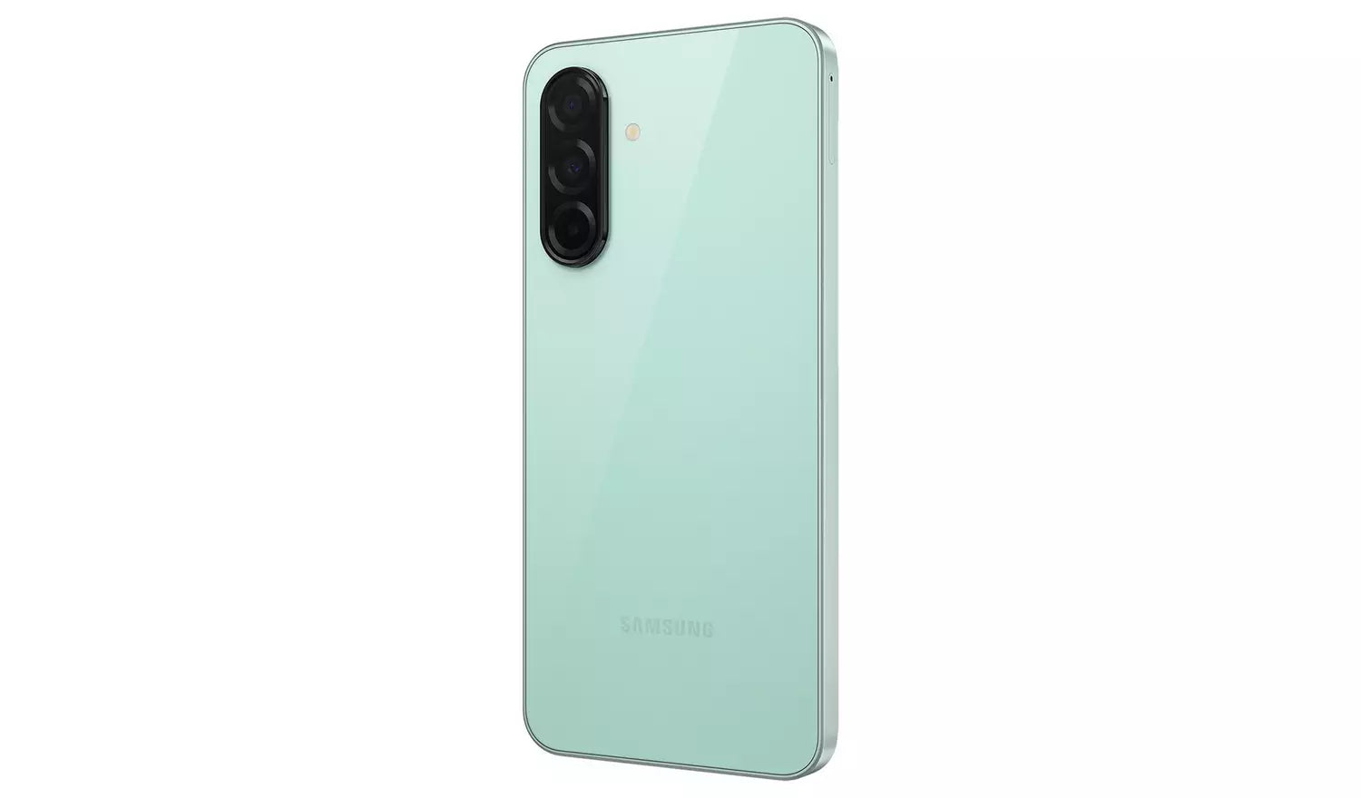 Mint smartphone back with dual rear camera module