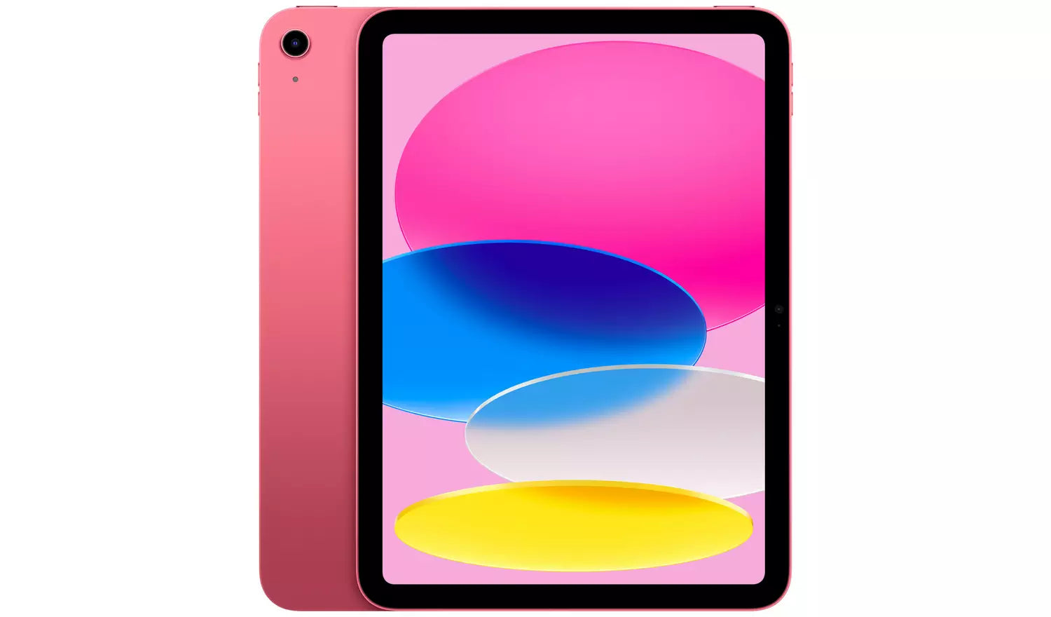 Pink iPad 2025 11-inch Wi‑Fi tablet with front screen display