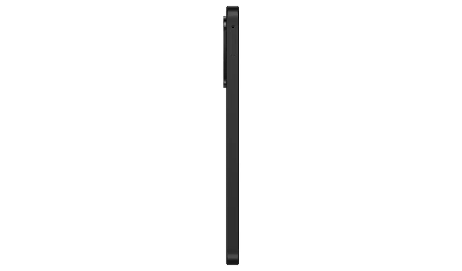 Samsung Galaxy A26 5G black side profile with power and volume buttons