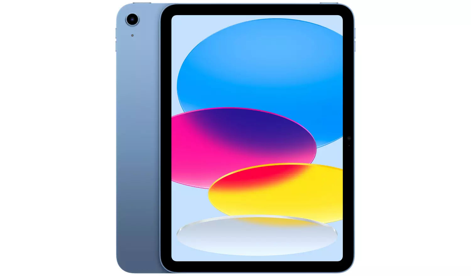 11-Zoll iPad WLAN-Tablet mit Vorder- und Rückseite, schwarzer Bildschirmrahmen