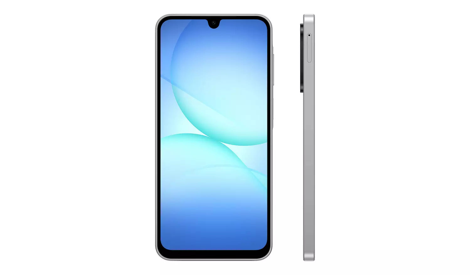 Galaxy A17 4G Seitenansicht, rechte Kante und Tasten