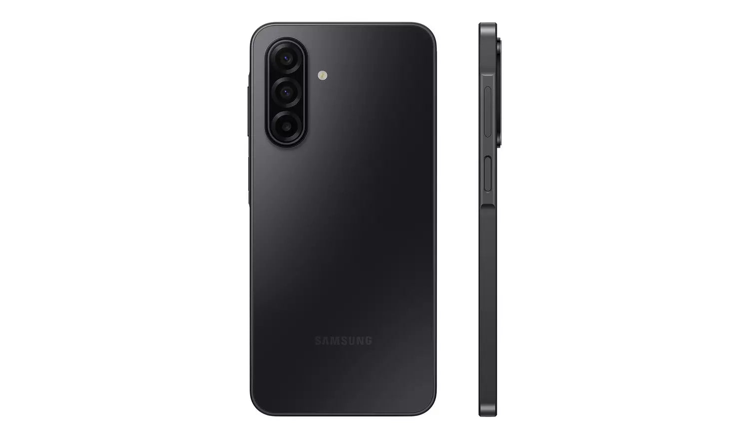 Black Galaxy A17 5G rear view and side buttons, slim profile (128GB)
