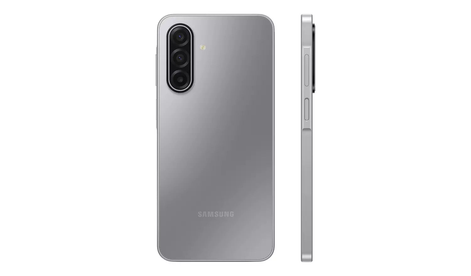Galaxy A17 5G Rückseite mit Dual-Kamera-Modul und seitlicher Ansicht