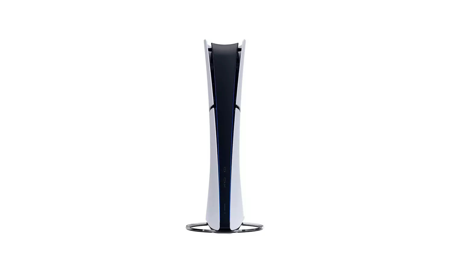 PlayStation 5 Digital Edition Slim 825GB console side view standing