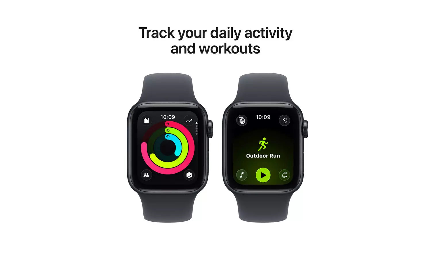 Midnight Sport Band smartwatch in two sizes, 40mm and 44mm