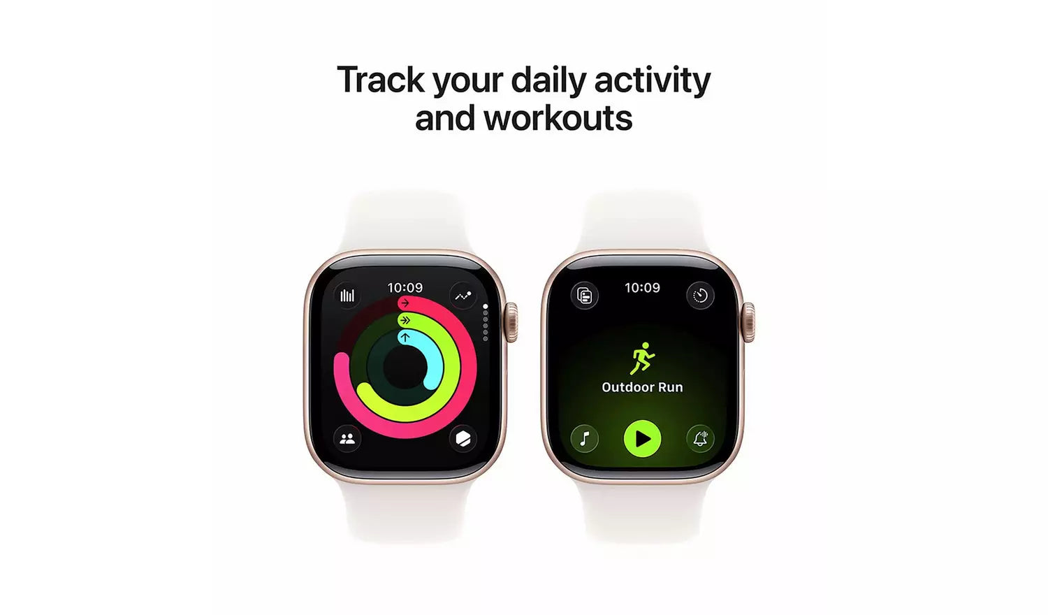 Apple Watch Series 11, 42 mm mit Sportarmband, Workout- und Outdoor-Run-Display