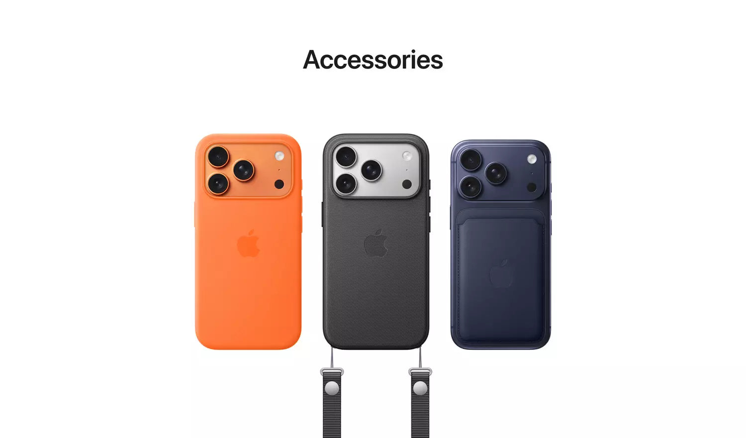 iPhone 17 Pro Max Zubehör: Schutz und Trageriemen in mehreren Farben