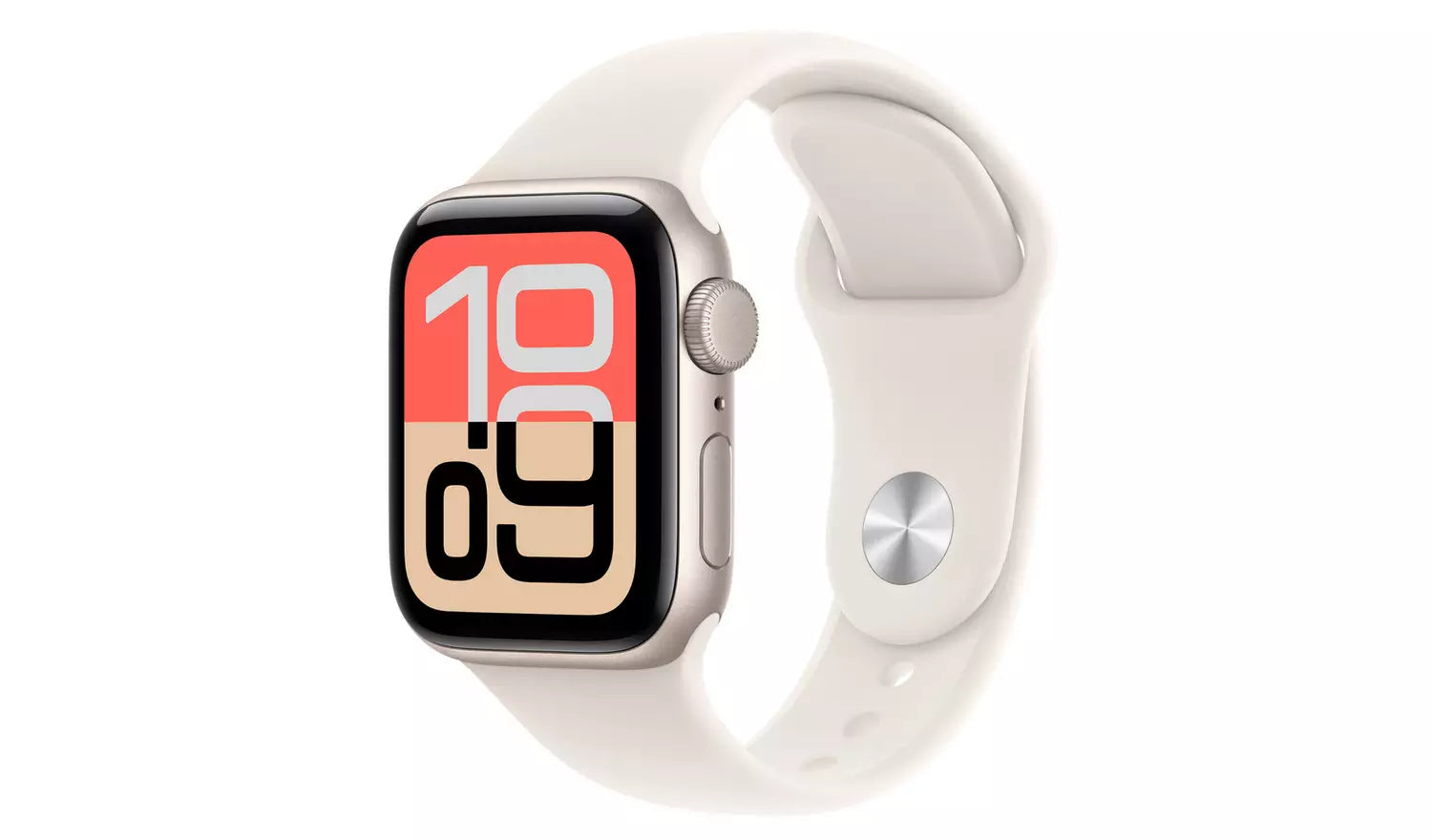 Apple Watch SE 3 40mm with starlight Sport Band and aluminum case
