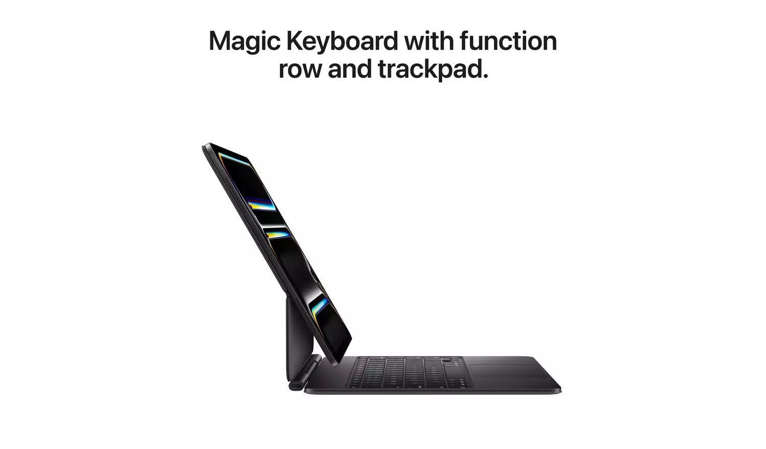 Magic Keyboard mit Funktionsreihe und Trackpad, kompakte Laptop-Ansicht