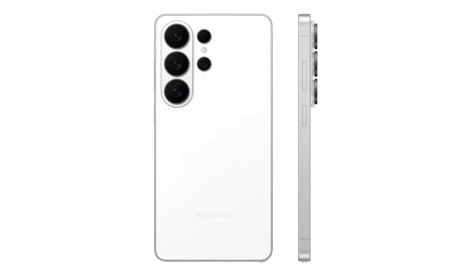 White S26 Ultra 5G Lite smartphone back and thin side edge