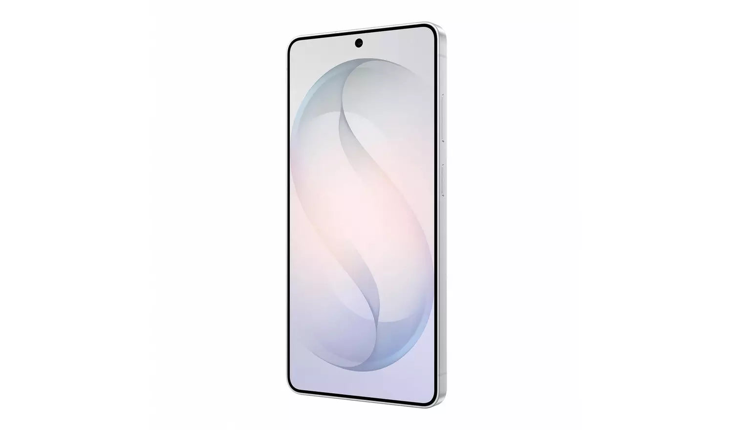 Galaxy S26 Ultra front view with curved-edge screen and hole-punch camera