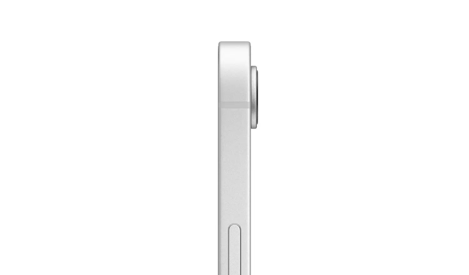 Light-colored smartphone side view with button cutouts