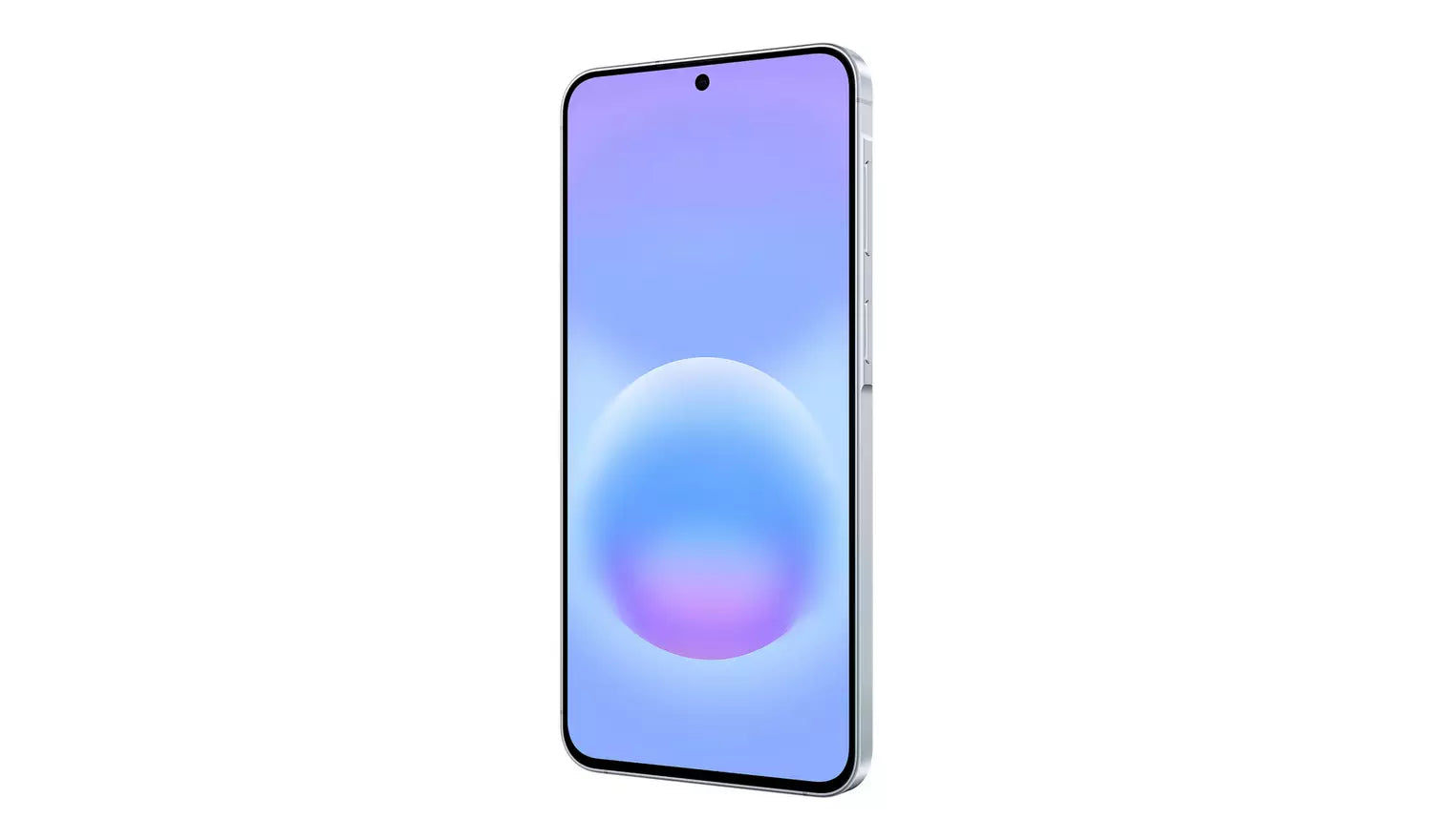 Galaxy A57 5G 256GB smartphone in Icyblue, front view with punch-hole camera