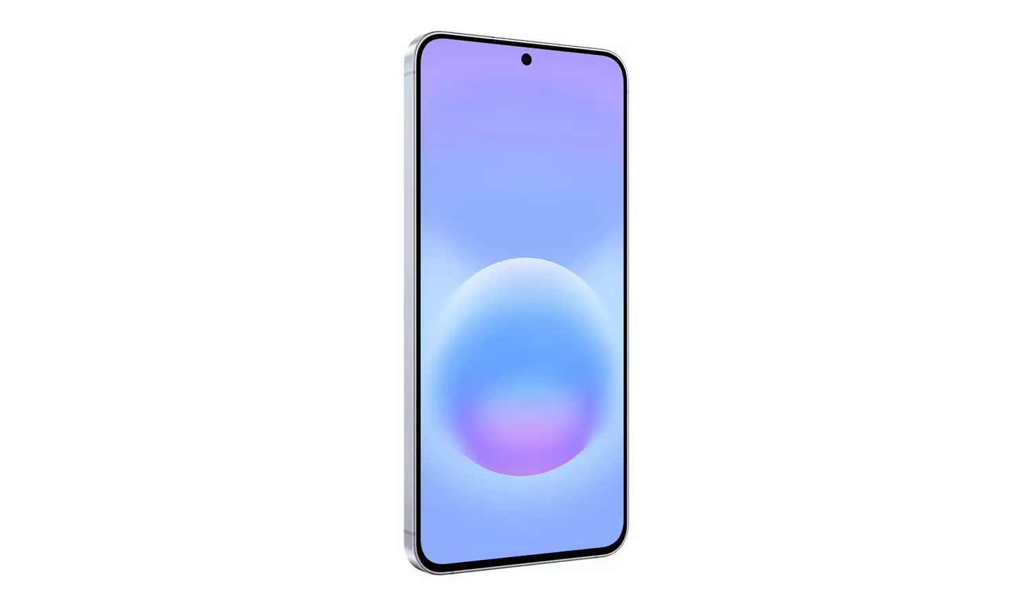 Galaxy A57 5G 256GB smartphone in Icyblue, display-on front view