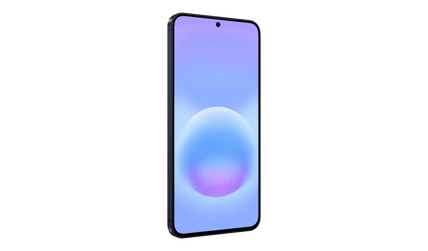Galaxy A57 5G front view, Icyblue gradient display