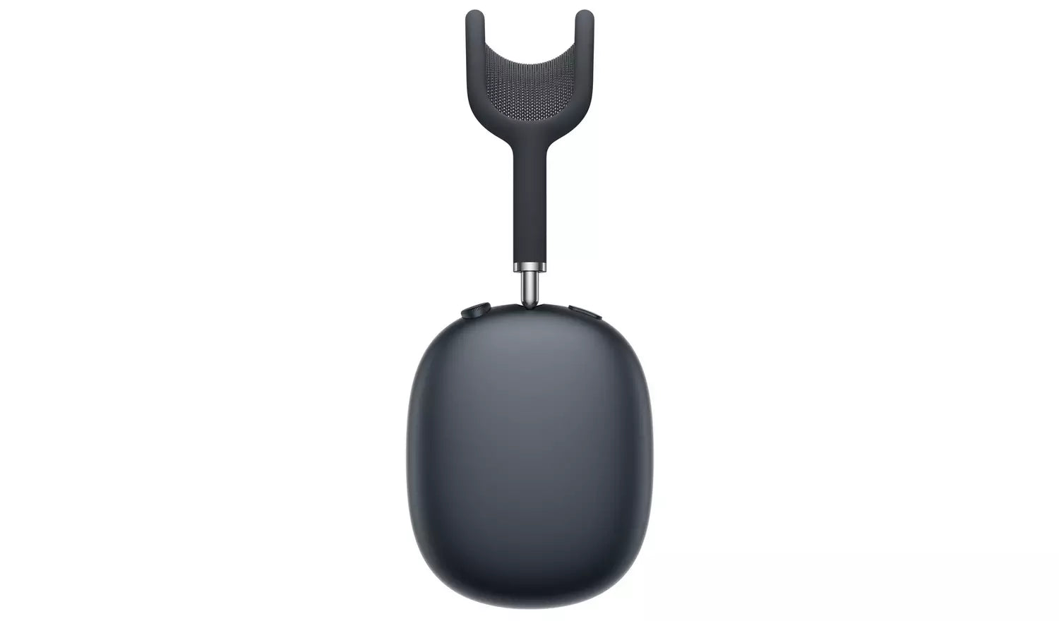 AirPods Max 2 Midnight earcup with headband, rounded matte housing