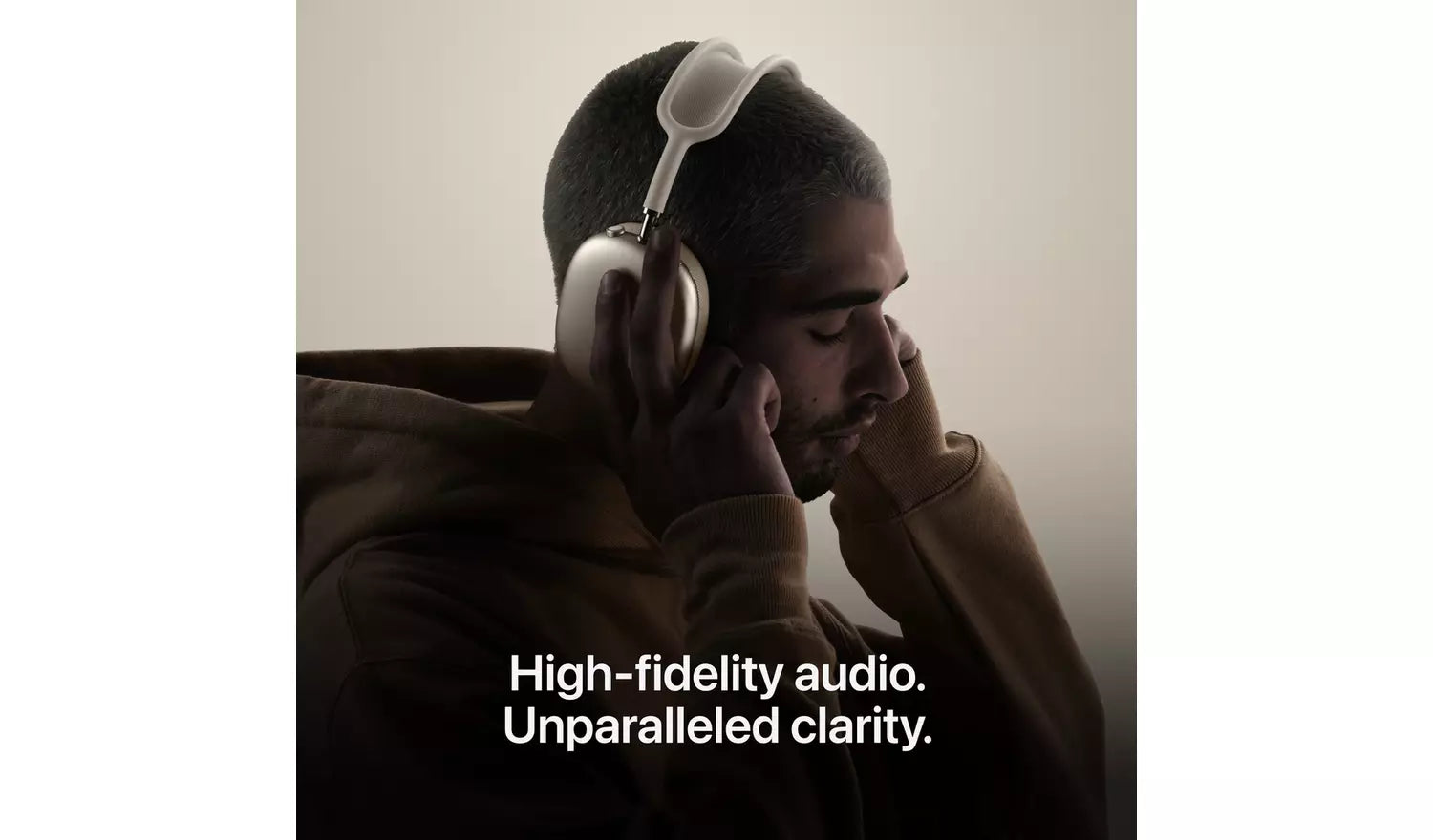 Midnight over-ear wireless headphones with dark cushioned ear cups and headband